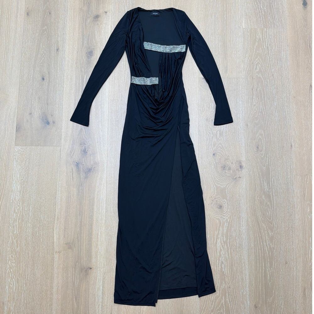 Outcast Maxi Dress Solvia Size S Black Silver
